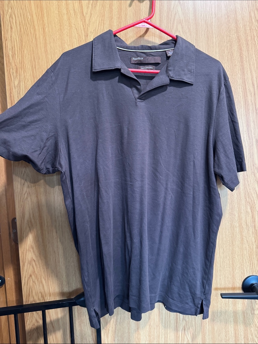 Perry Ellis Men's brown Polo Shirt